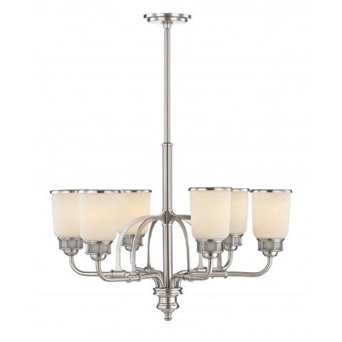 Livex Lighting Lawrenceville 6 Lt BN Chandelier