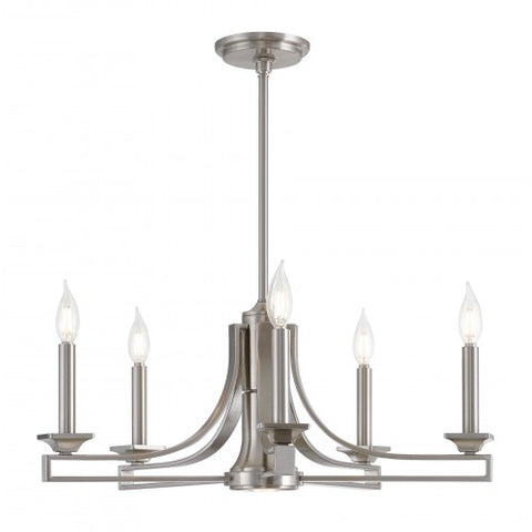 Livex Lighting Trumbull 6 Lt BN Chandelier