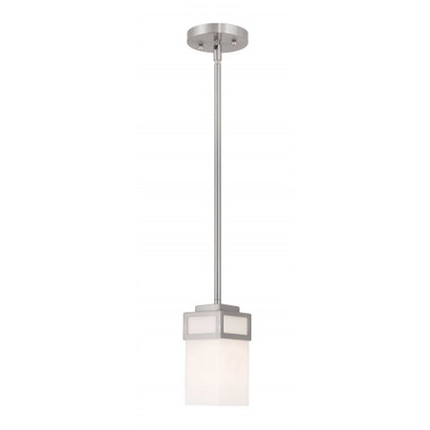 Livex Lighting Harding 1 Lt BN Mini Pendant