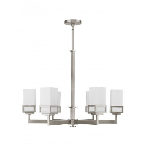 Livex Lighting Harding 6 Lt BN Chandelier