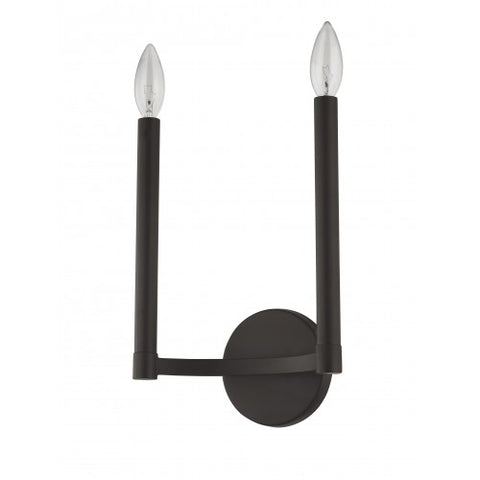 Livex Lighting Alpine 2 Light Bronze Wall Sconce