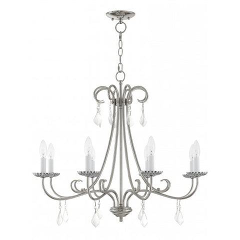 Livex Lighting Daphne 8 Lt CH Chandelier