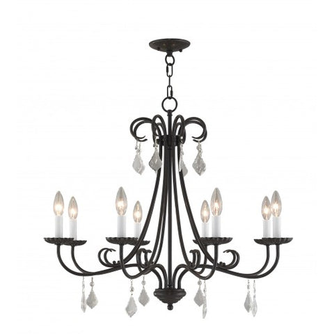 Livex Lighting Daphne 8 Lt EBZ Chandelier