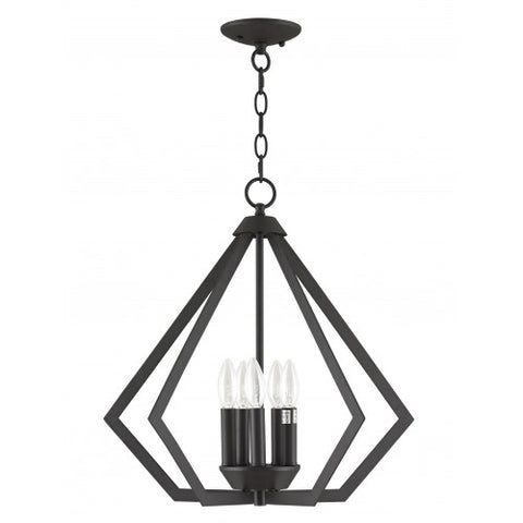 Livex Lighting Prism 5 Light Bronze Chandelier