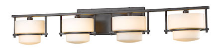 Z-Lite Porter 4 Light Vanity Light 3030-4V-BRZ