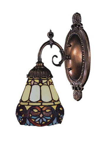 Mix-N-Match 1 Light Wall Sconce In Tiffany Bronze