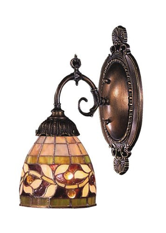 Mix-N-Match 1 Light Wall Sconce In Tiffany Bronze