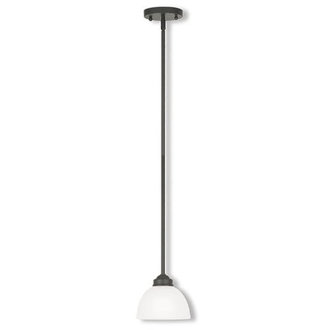 Livex Lighting Somerset 1 Light English Bronze Mini Pendant