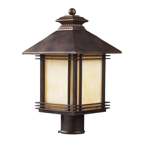 Blackwell 1 Light Outdoor Post Lamp In Hazelnut Bronze