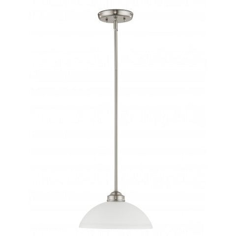 Livex Lighting Somerset 1 Light Brushed Nickel Pendant