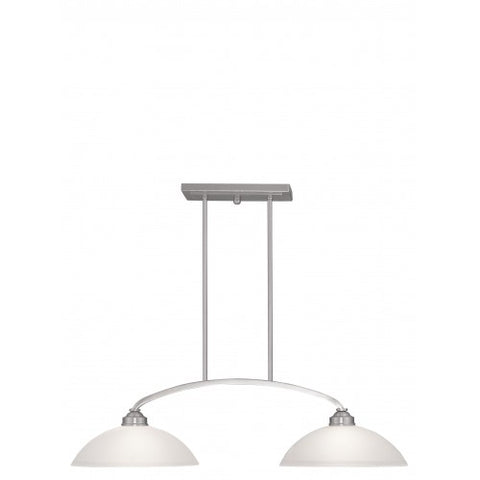 Livex Lighting Somerset 2 Light Brushed Nickel Billiard/Island