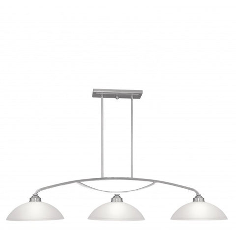 Livex Lighting Somerset 3 Light Brushed Nickel Billiard/Island