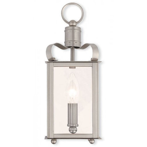 Livex Lighting Garfield 1 Light Brushed Nickel Wall Sconce