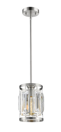Z-Lite Mersesse 1 Light Mini Pendant 6007MP-BN