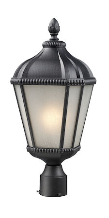 Z-Lite Waverly Outdoor Post Light 513PHS-BK