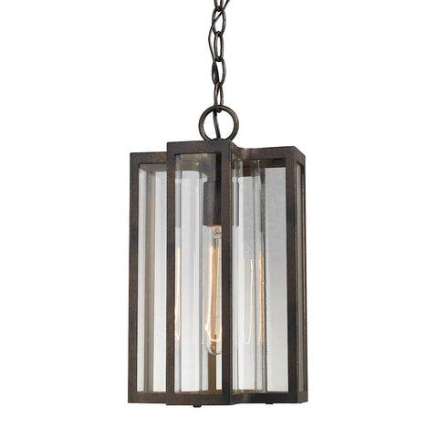 Bianca 1 Light Outdoor Pendant In Hazelnut Bronze