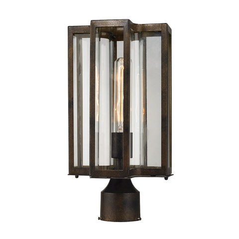 Bianca 1 Light Outdoor Post Lantern In Hazelnut Bronze