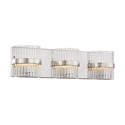 Nescott 3 Light Vanity In Polished Chrome
