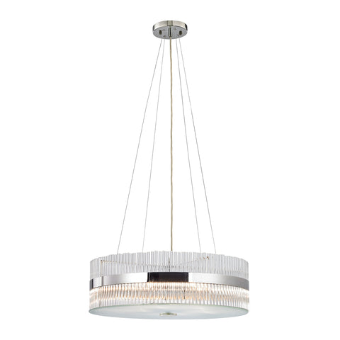 Nescott 5 Light Chandelier In Polished Chrome