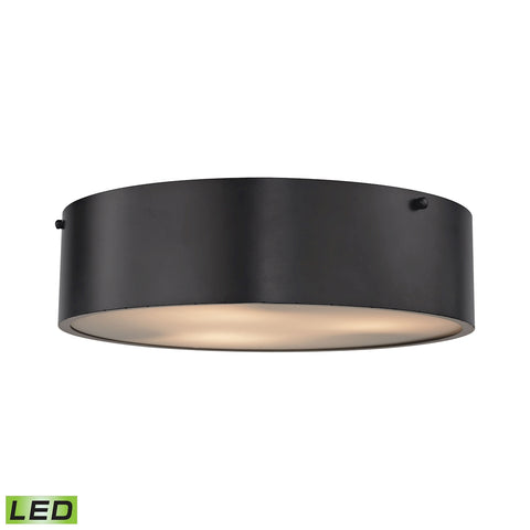 Clayton 3 Light LED Flush In Oil Rubbed Bronze