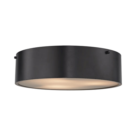 Clayton 3 Light Flush In Oil Rubbed Bronze