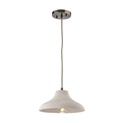 Urban Form 1 Light Pendant In Black Nickel