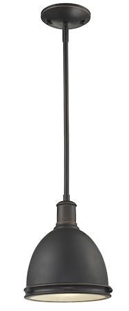 Z-Lite Mason 1 Light Mini Pendant 709MP-OB