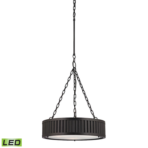 Linden Manor 3 Light LED Pendant In Oil Rubbed Bronze