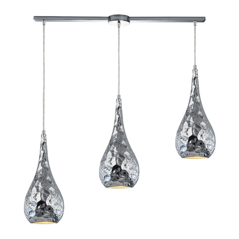 Hammersmith 3 Light Pendant In Polished Chrome