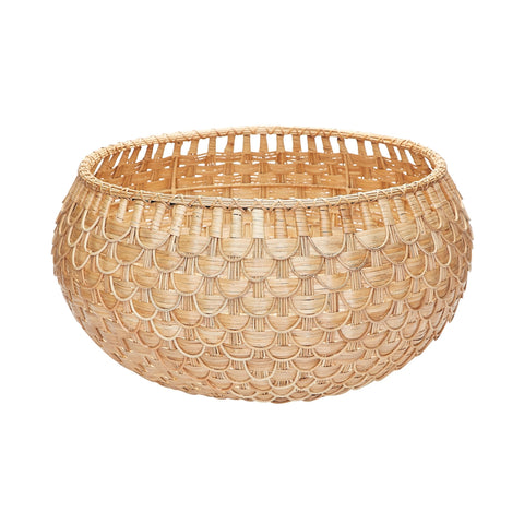 Large Natural Fish Scale Basket