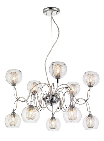 Z-Lite Auge 10 Light Chandelier 905-10B