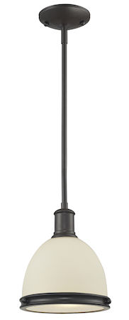 Z-Lite Mason 1 Light Mini Pendant 712MP-BRZ
