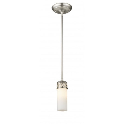 Livex Lighting Westfield 1 Light Brushed Nickel Pendant