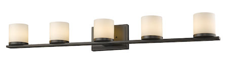 Z-Lite Nori 5 Light Vanity Light 1912-5V-BRZ-LED
