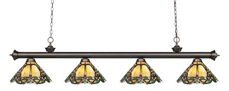 Z-Lite Riviera 4 Light Billiard Light 200-4OB-Z14-37