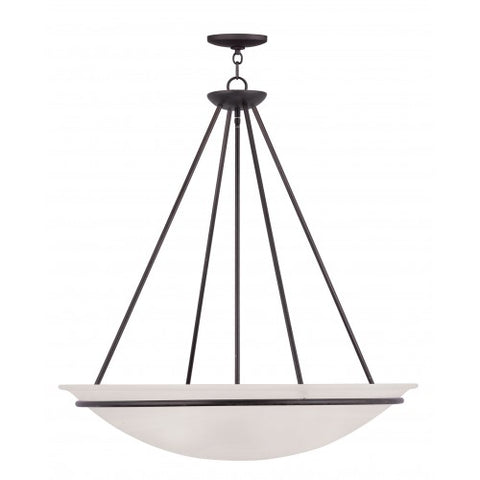Livex Lighting Newburgh 5 Light Bronze Pendant
