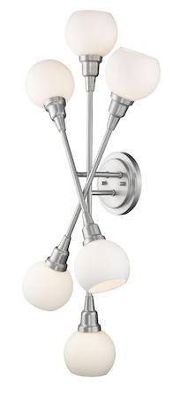 Z-Lite Tian 6 Light Wall Sconce 616-6S-BN-LED
