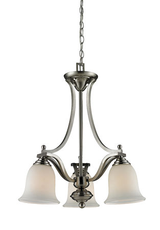 Z-Lite Lagoon 3 Light Chandelier 704-3-BN