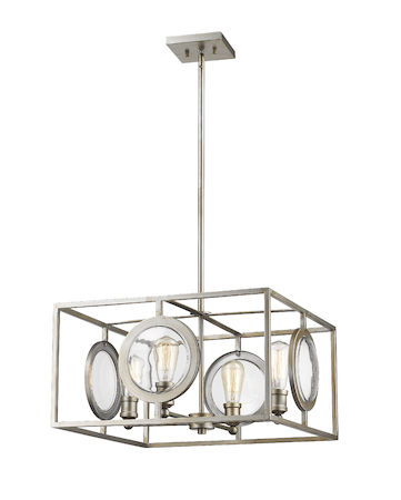 Z-Lite Port 4 Light Pendant 448-20AS