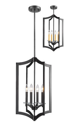 Z-Lite Zander 4 Light Pendant 6008-4BRZ