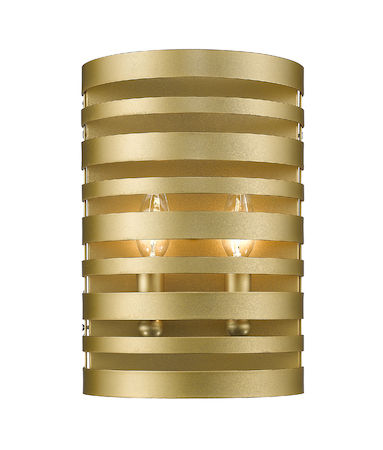 Z-Lite Memphis 2 Light Wall Sconce 441-2S-SG
