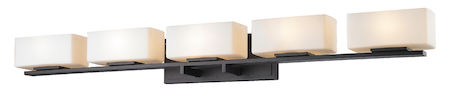 Z-Lite Kaleb 5 Light Vanity Light 3029-5V-BRZ-LED