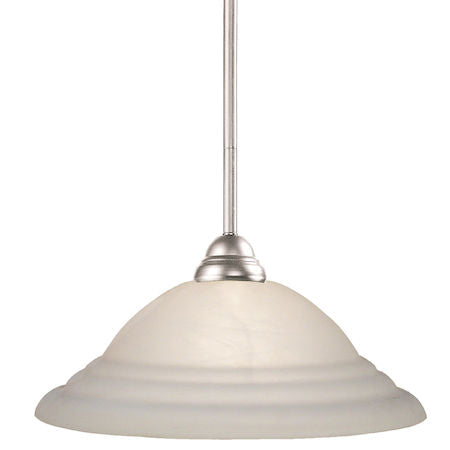 Z-Lite Riviera 1 Light Pendant 2110MP-BN-SW16