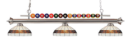 Z-Lite Shark 3 Light Billiard Light 170BN-F14-1