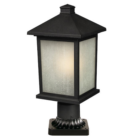 Z-Lite Holbrook Outdoor Post Light 507PHM-BK-PM
