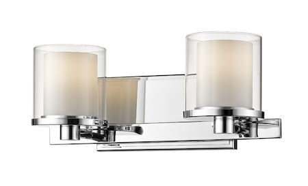 Z-Lite Schema 2 Light Vanity 1918-2V-CH-LED
