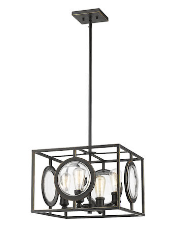 Z-Lite Port 4 Light Pendant 448-16OB