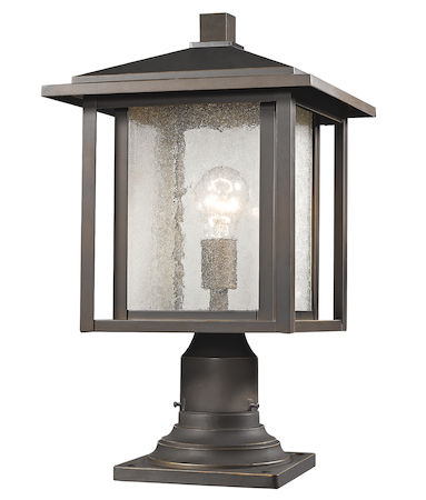 Z-Lite Aspen 1 Light Outdoor 554PHB-554PM-ORB
