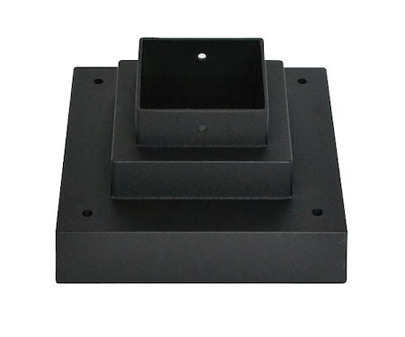 Z-Lite Pier Mounts Outdoor Pier Mount SQPM-BK