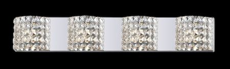Z-Lite Panache 4 Light Crystal Vanity Light 867-4V